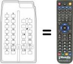 Télécommande équivalente TRD 99 / 16
