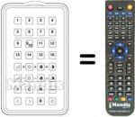 Télécommande équivalente TRS 99 / 16