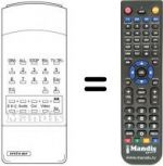 Télécommande équivalente TT 17