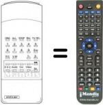 Télécommande équivalente TT 19