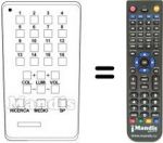 Télécommande équivalente TT 2