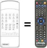 Télécommande équivalente TT 12