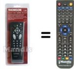 Télécommande équivalente Thomson S 2014 G
