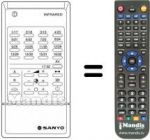 Télécommande équivalente U 580