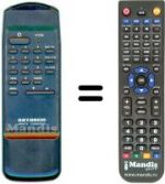 Télécommande équivalente UFD 93