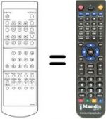 Télécommande équivalente UKV 601