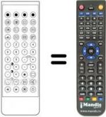 Télécommande équivalente Waltham CT 1420 F