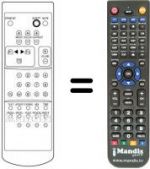 Télécommande équivalente 1007062000