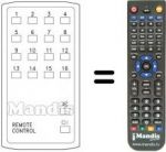 Télécommande équivalente ULTRASONIC 16