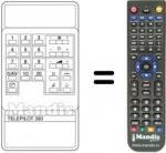 Télécommande équivalente TP 390