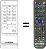 Télécommande équivalente UNIVERSUM 7264351