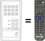 Télécommande équivalente UNIVERSUM 9271602