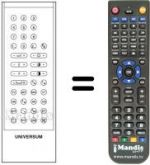 Télécommande équivalente UNIVERSUM 9600016