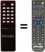 Télécommande équivalente UST 7007