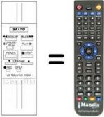 Télécommande équivalente VC 152LX / VC 153NX
