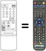 Télécommande équivalente VCR 55