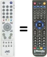 Télécommande équivalente JVC 32S60BU