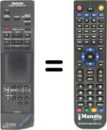 Télécommande équivalente VEQ 0946