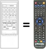 Télécommande équivalente VGX-715 HS 720