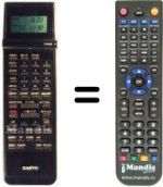 Télécommande équivalente Sanyo VHR-D4800 I