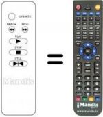 Télécommande équivalente VIDEO 6 BUTTON