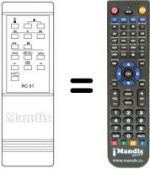 Télécommande équivalente Magnadyne VTR 8020