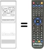 Télécommande équivalente UNIVERSUM 7206360