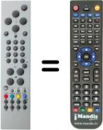 Télécommande équivalente Funai 20A-1100