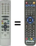 Télécommande équivalente RC 2548