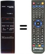 Télécommande équivalente WCR 870