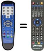 Télécommande équivalente Metronic 441525