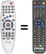 Télécommande équivalente 060508E