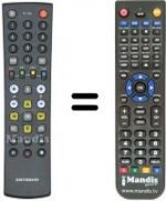 Télécommande équivalente Kathrein UFD 593