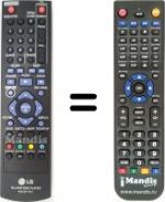 Télécommande équivalente LG BD 350