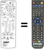 Télécommande équivalente Hifivox DTH 2000