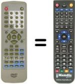 Télécommande équivalente Sinudyne SV 12930