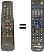 Télécommande équivalente Vestel DVB 840 CI