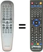 Télécommande équivalente Aristona DVD Q 50