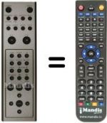 Télécommande équivalente Medion MD 5370