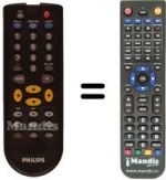 Télécommande équivalente Aristona DVD 700