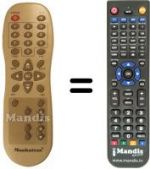 Télécommande équivalente Manhattan DSR 5500