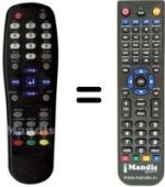 Télécommande équivalente Hyundai HSS 830 CI