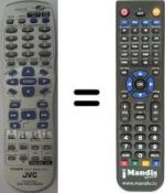 Télécommande équivalente JVC DR-M 1 SL