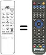 Télécommande équivalente Pace SSR 906