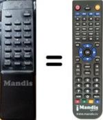 Télécommande équivalente Pace MSP 995