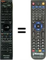 Télécommande équivalente Pioneer BDP 440
