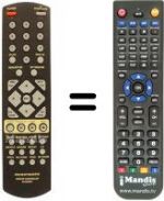 Télécommande équivalente Marantz DV 4300