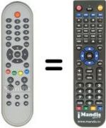 Télécommande équivalente Triax DVB 152