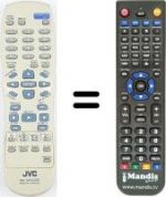 Télécommande équivalente JVC XV-33