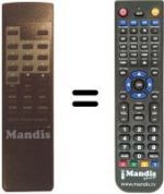 Télécommande équivalente Manhattan SP 150